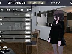 serika-san exposes herself discreetly in a naked coat outdoors