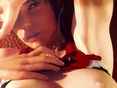 in this 3d hentai compilation, athlete with big boobs and ass masturbates in tight clothes, then takes monster cock in all poses till cumshot.