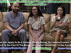 angel santana's 2022 gyno exam with nurse aria nicole at doctor tampa