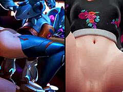 Juno battles Kiriko in an intense anime showdown