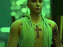 A naughty sunbathing scene in 3D hentai preview