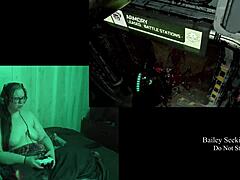 naked brunette bbw plays deadspace part 9