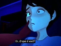 In this narrative, Meru the succubus begins her animated adventure in part 1, exploring cartoon worlds. Portuguese version adds unique flair to the story.
