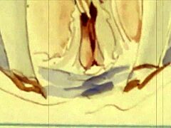 These vintage erotic drawings blend old cartoons and anime styles perfectly