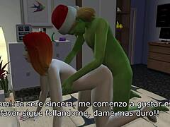 i watched the grinch and it was kinda ugly but fun.