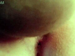 I pushed aside my stepsister's panties and licked her shaved pussy while masturbating 😏