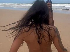 fucking the hot one on the beach with everyone watching!