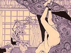 check out these vintage erotic illustrations from retro anime hentai 😍