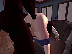 black man fucks redhead in second life 💦