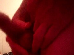 I stroke my hard gay cock and ass