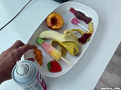 step sister tastes sweets and my dick in this directors cut. she's petite and horny with small tits in homemade pov hentai sucking.