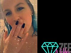 a compilation of social media posts featuring a tattooed woman with piercings and buttplug