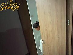 i spied on my step cousin and she fucked me hard -part 1, man it was intense