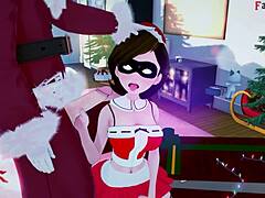 i love watching helen parr as elastigirl sucking santa in this full 3d hentai movie