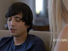 It's okay, step son, fuck that bitch hard! Feel my tits while you do it 😉 passionate milf instruction