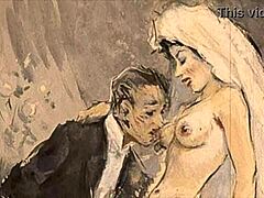 Classic vintage illustration showcasing antique retro art style details