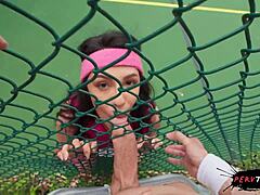 Sneaky Sex In Tennis Game With Squirting!