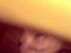 cotton throat sluty girlfriend swallows cum in sloppy deepthroat