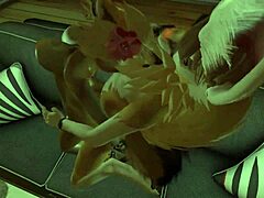 hey that furry yiff date turns into doggystyle blowjob and cowgirl missionary cumshot 😏