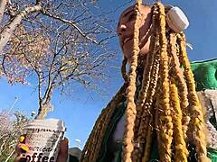 Ebony Luna Recognizes Me On Street, Takes Home For Merciless Fuck!