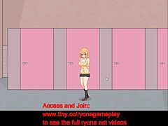 College lady enjoys sex with men in BT Life new hentai game.