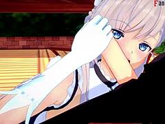 belfast invites to lunch in azurlane pov