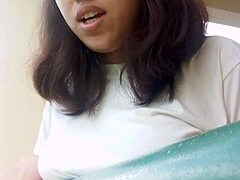 Teacher Matthan Salomon and student Kaye Andrea Noval connect in Ormoc City