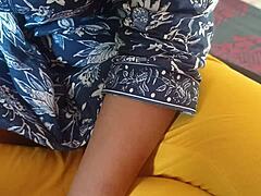 Asian Mature Babe Gets Fingered In Dirty Talk Exchange For Movie Thrill