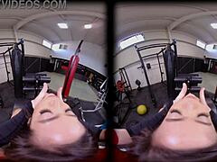 vrconk petite girl fucked by fat cock at gym in pov