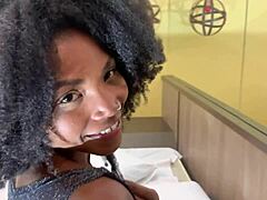 Kiara's First Time Teaser With Capoeira In Motel, Featuring Big Black Cock And Feet Fetish
