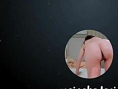 The housewife is recruiting for a session while her husband is away on business.