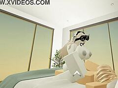 average roblox condo experience with experienced sex and riding in cowgirl position.