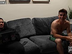 All American College Jock Tries Some Tight Latina Pussy for the Gang!