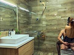 Hot Myredfoxgirl Cheats in Party Bathroom