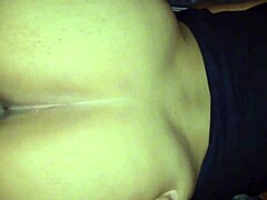 The beautiful Colombian BRUNETTE moaned as he FUCKED her gaping ASS for economic help. Single mom rushed before her son arrived!