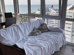 First Double Anal Scene Backstage with Monster Cocks