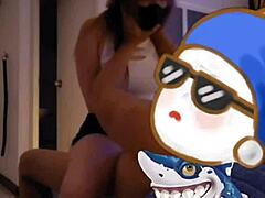 pinaylavagirl olga aoki screams in cowgirl orgasm. she takes deepthroat creampie bent over doggystyle.