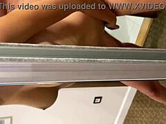 Intense Mirror Quickie Pounds Huge Bikini Teen Pussy To Giant Creampie