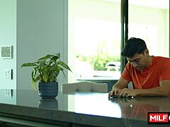 natural sexy big tit blonde teen 18+ seduces her friend and sucks him dry - katie morgan max fills 😘