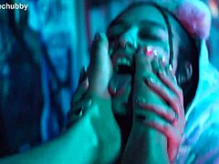 Detailed Tickling of Feet and Pussy Play with Lesbian Friend