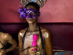 two sexy slim teens tease before foursome