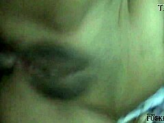 Whoa, I accidentally went for anal instead of pussy and she screamed in pain! 😱🍑 Big ass Latina brunette spreads missionary style.