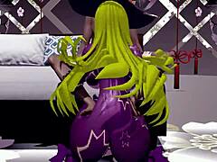 natsumi kyouno in hentai date a live rabbit hole sex and dance!