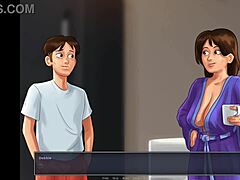 Jenny's Steamy Shower Sex With Stepmom