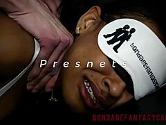 Jazzy Jamison and Lana Luxor in ebony femdom ass worship with kisses