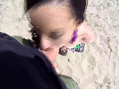 Slim pretty brunette stops hike for anal.