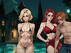 college of mysteria 15 huge boobs blowjob