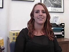 Alisha adams redhead gives hand job with cum shot 😏