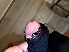 found stepmother's thong at home put cock in mouth 😈