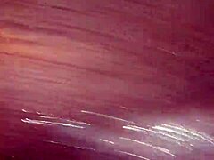 Devouring wet ebony pussy to orgasm